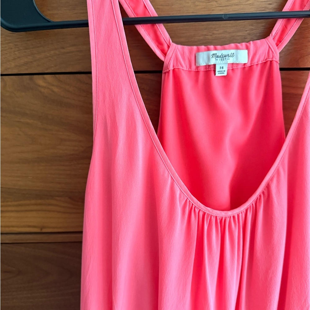 Madewell Vibrant Pink Mini Dress - Picture 6 of 13